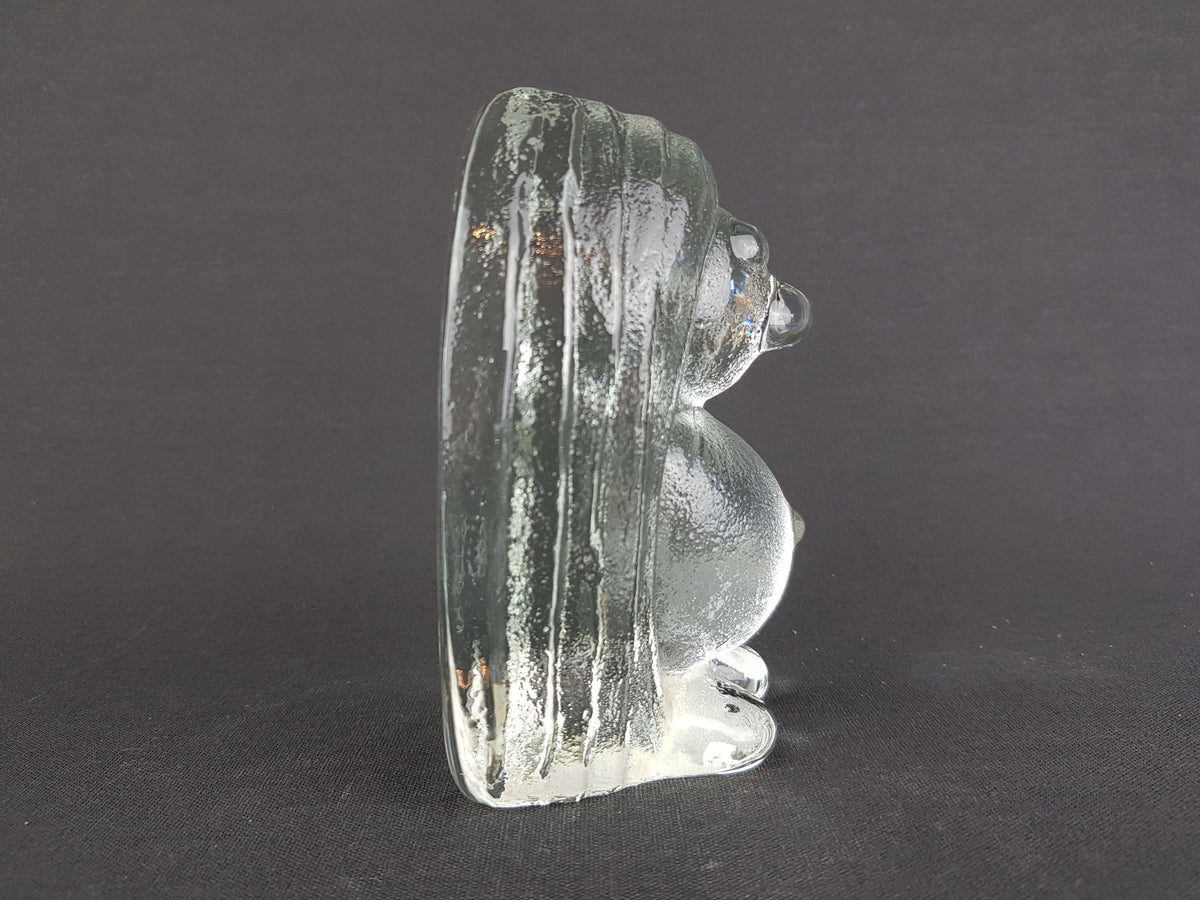 Vintage BERGDALA SWEDEN Glass Troll Skandinavian Glass 1970s