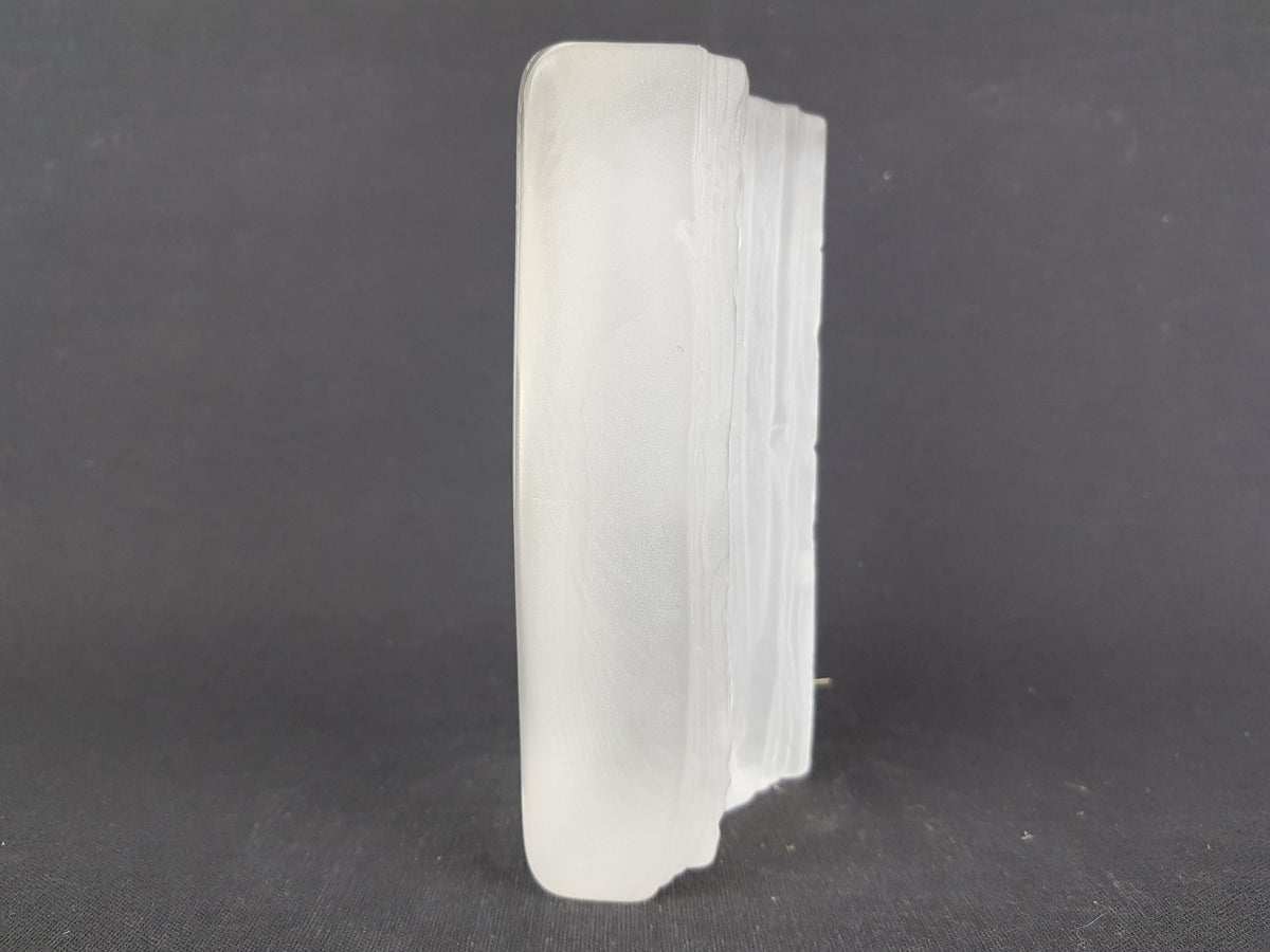 Vintage SOLIFLEUR CRYSTAL GLASS Triangular Vase from West Germany 1960s