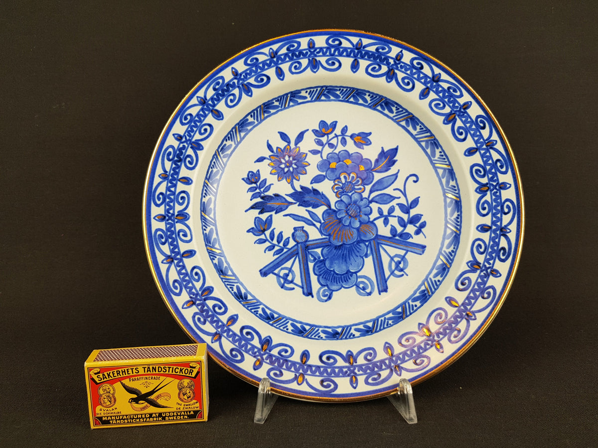 Vintage ROYAL GOUDA HOLLAND Wall plate 2965-22 Lama Decor Dutch Pottery 1970s