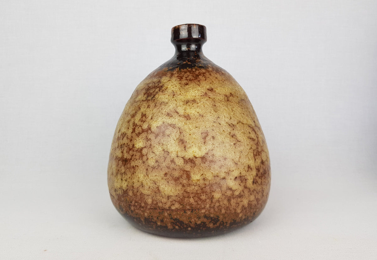 Vintage ELMER KUBICEK Studio Art Pottery Stylish Vase 138-20 West Germany 1960s