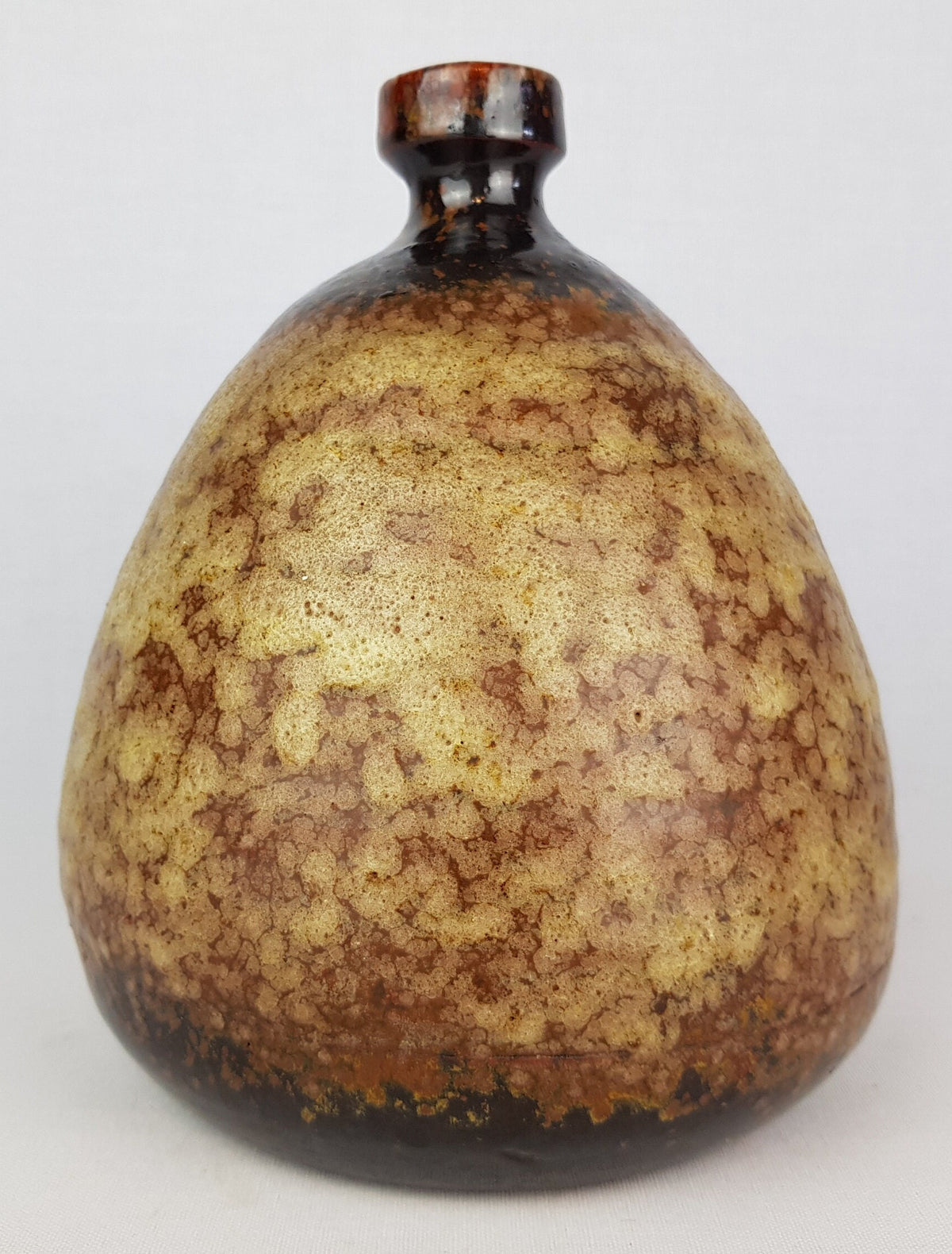 Vintage ELMER KUBICEK Studio Art Pottery Stylish Vase 138-20 West Germany 1960s