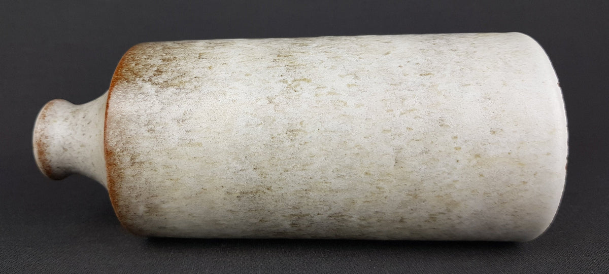 Vintage RUSCHA KERAMIK Greyish Beige Bottle Vase 811-3 West German Pottery Fat Lava Era 1970s