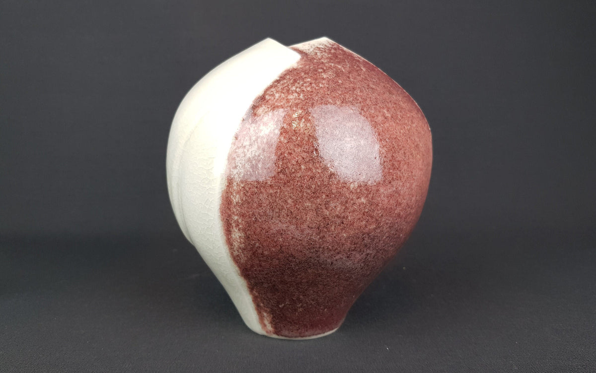 Vintage Studio Art Pottery Vase by ZENKER-KARTHAUSEN West Germany 1990