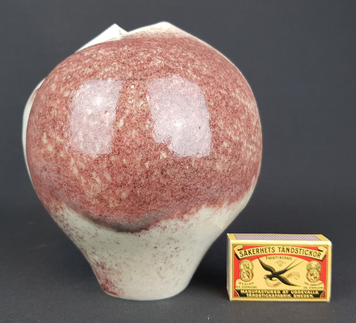 Vintage Studio Art Pottery Vase by ZENKER-KARTHAUSEN West Germany 1990