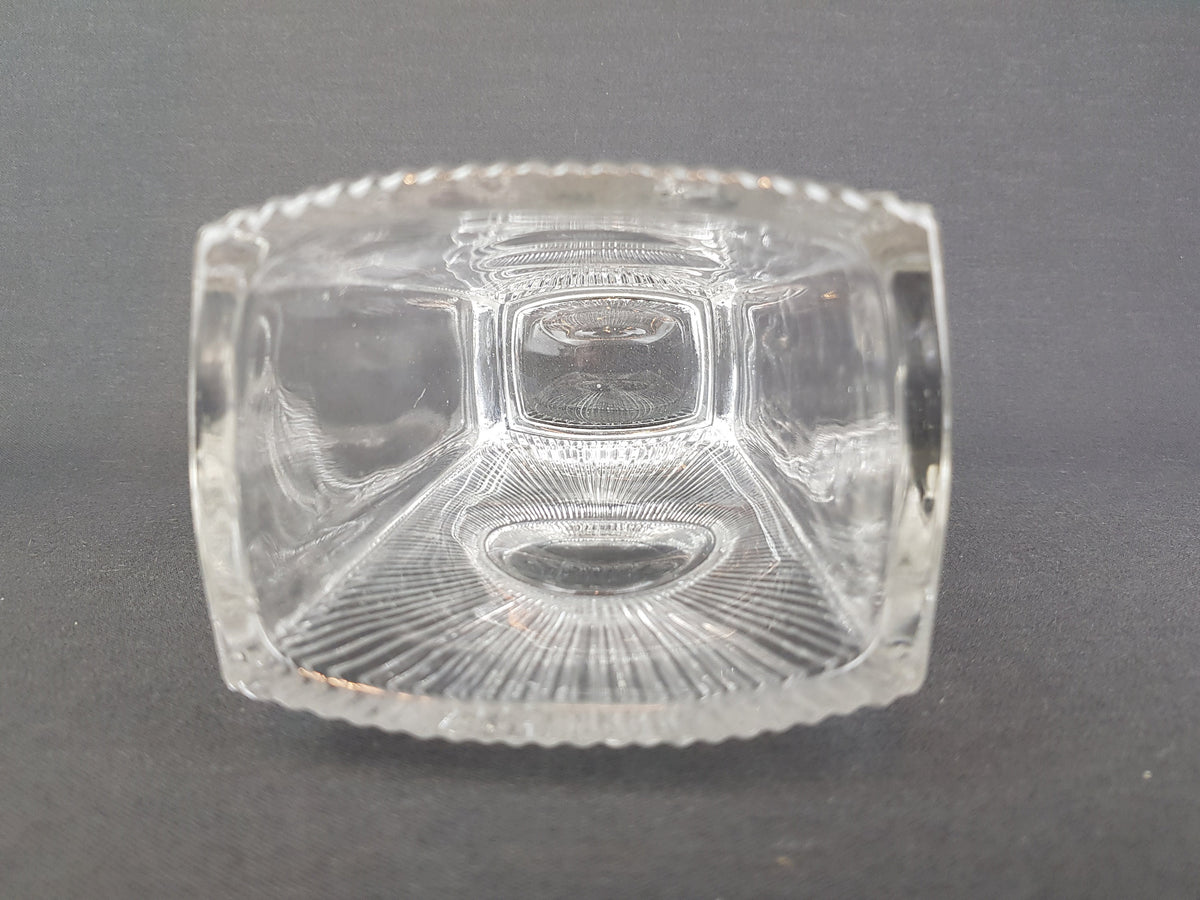 Vintage RUDOLFOVA GLASS Works Czech SKLO Union Libochovice Vase with Osaka “Sun” by Rudolf Jurnikl from Czechslovakia 1960s