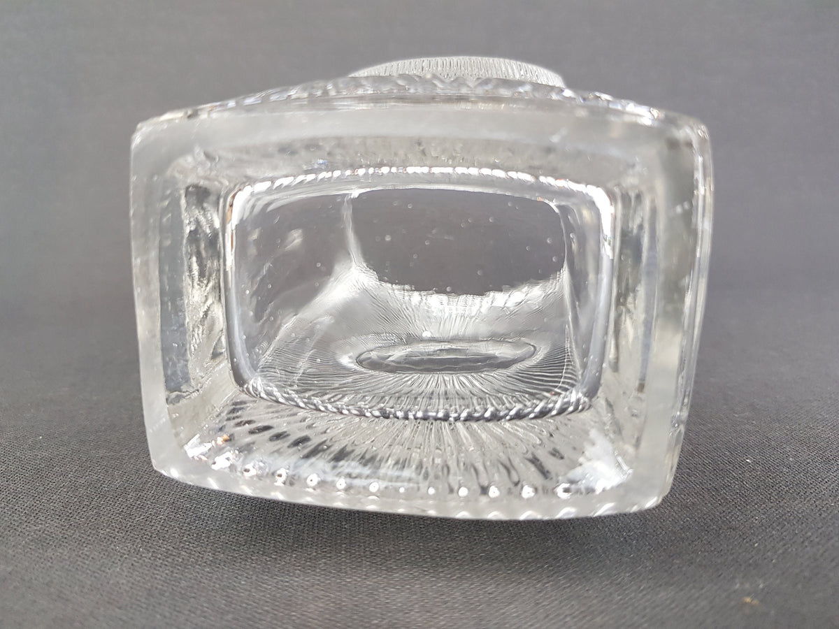 Vintage RUDOLFOVA GLASS Works Czech SKLO Union Libochovice Vase with Osaka “Sun” by Rudolf Jurnikl from Czechslovakia 1960s