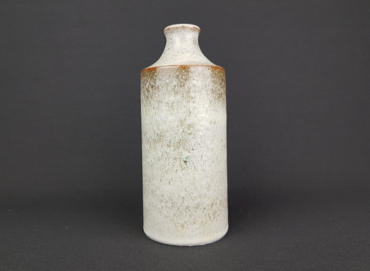 Vintage RUSCHA KERAMIK Greyish Beige Bottle Vase 811-3 West German Pottery Fat Lava Era 1970s