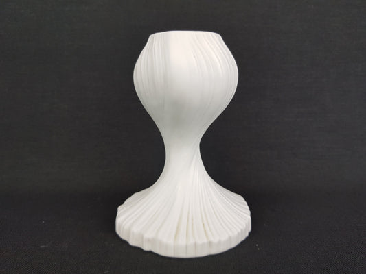 Vintage ROSENTHAL Studio Linie Porcelaine White Relief Candle Holder 1970s by Martin Freyer West Germany
