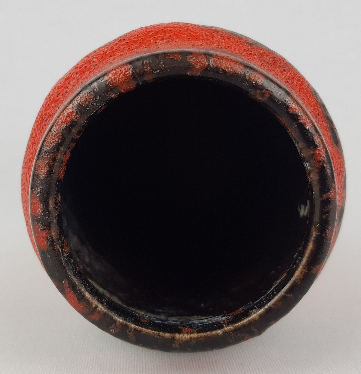 Vintage SCHEURICH KERAMIK Red Fat Lava Vase 231 15 West German Pottery 1970s