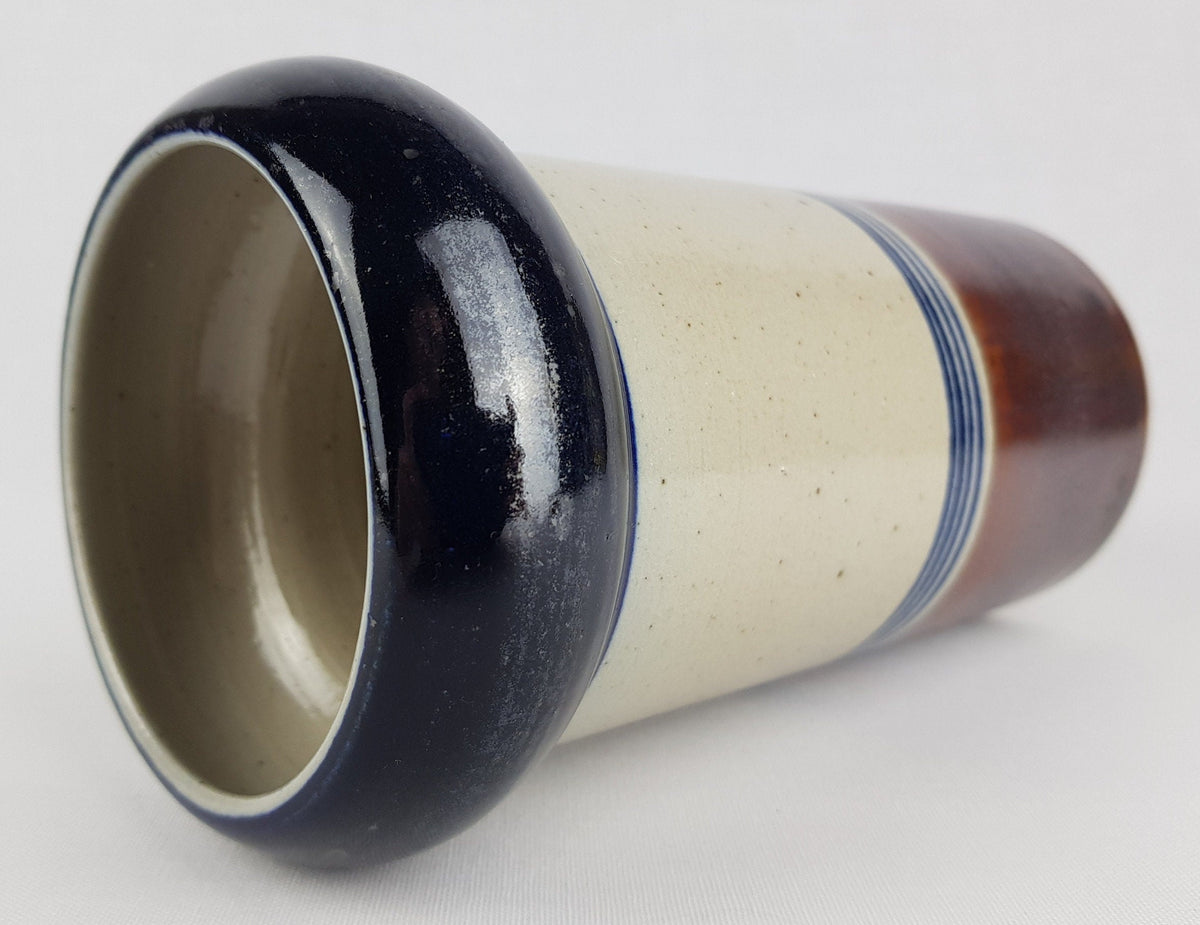 Vintage CARL HARRY STALHANE "Designhuset" Stoneware Vase from Lindkoping, Sweden 1970s