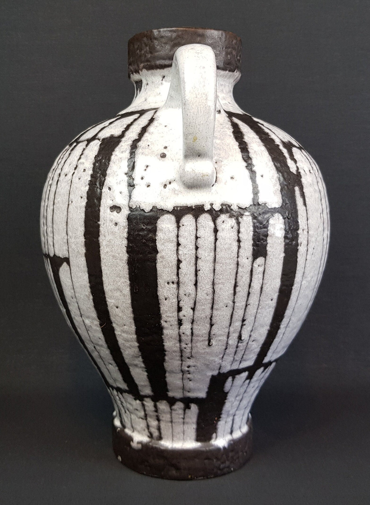 Vintage CARSTENS KERAMIK Island Serie Vase 228-34 by Gerda Heukeroth West German Pottery 1964