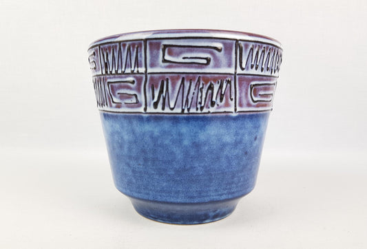 Vintage DÜMLER & BREIDEN Purple Planter Flower Pot 700 14 West German Pottery 1960-70s