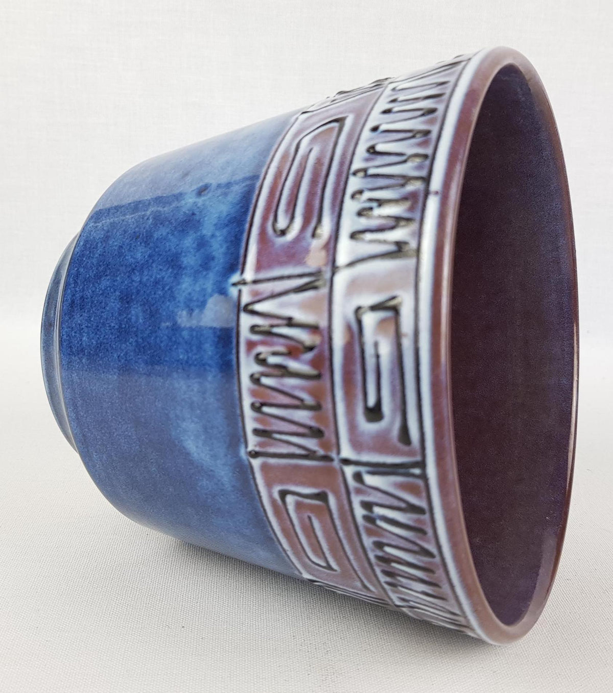 Vintage DÜMLER & BREIDEN Purple Planter Flower Pot 700 14 West German Pottery 1960-70s