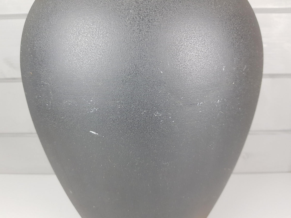 Vintage RUSCHA KERAMIK 849/3 Floor Vase with Sun Flower Decor West German Pottery 1950s