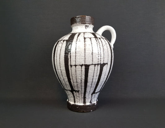Vintage CARSTENS KERAMIK Island Serie Vase 228-34 by Gerda Heukeroth West German Pottery 1964