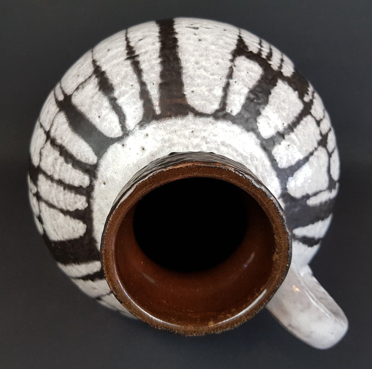 Vintage CARSTENS KERAMIK Island Serie Vase 228-34 by Gerda Heukeroth West German Pottery 1964