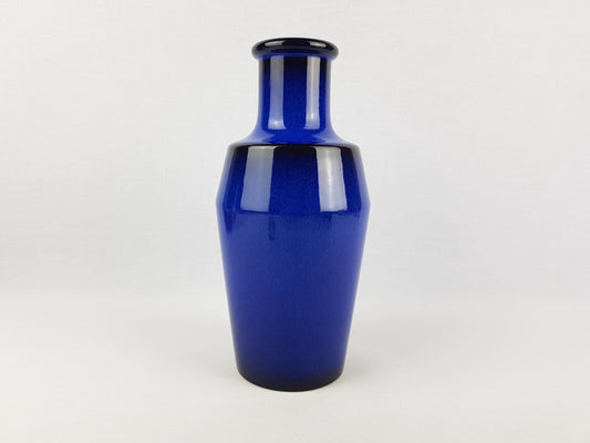 Vintage STEULER KERAMIK Blue Vase 135-25 West German Pottery 1960s