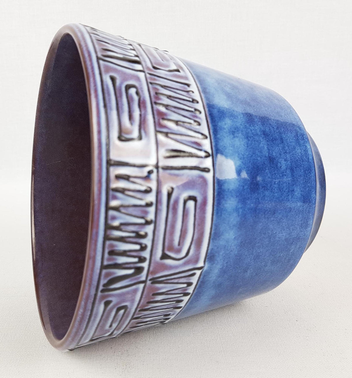 Vintage DÜMLER & BREIDEN Purple Planter Flower Pot 700 14 West German Pottery 1960-70s