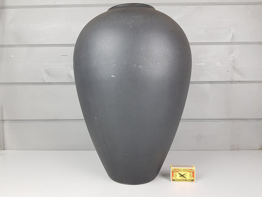 Vintage RUSCHA KERAMIK 849/3 Floor Vase with Sun Flower Decor West German Pottery 1950s
