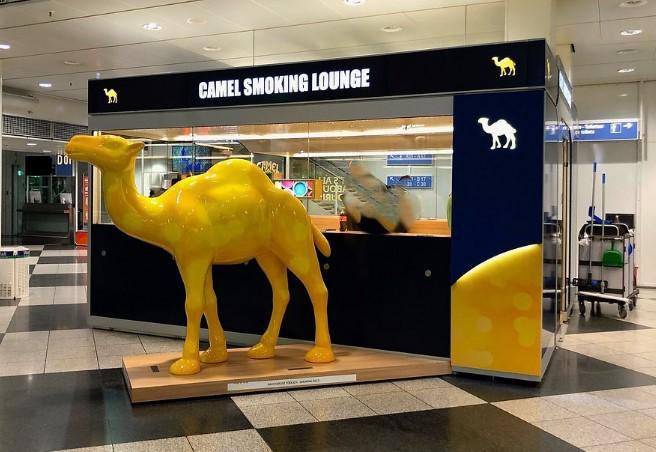 RARE Original Yellow CAMEL Filters Sculpture - GERMANY Limited Edition (anniversary 100 years of Camel history in 2013)