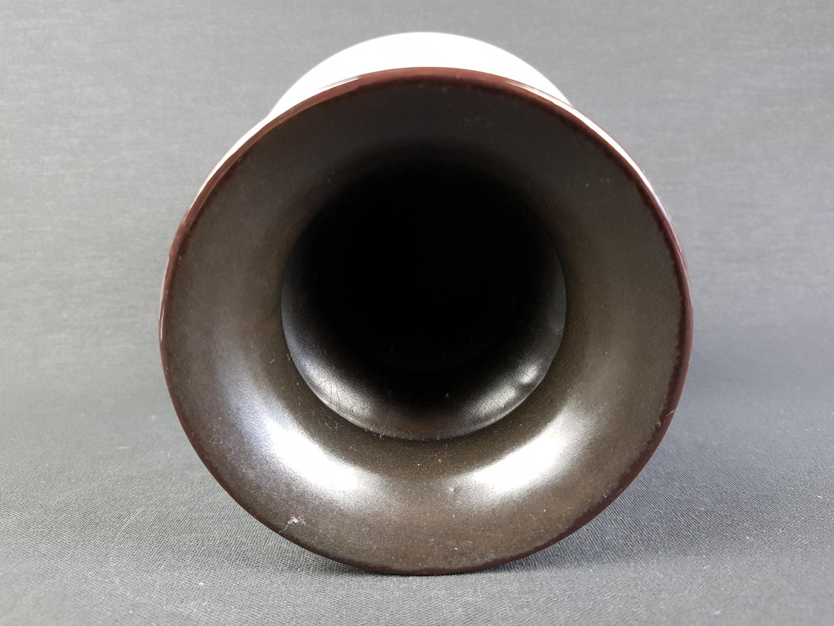 Vintage STEULER KERAMIK Grey Vase "Cascad " Serie by Cari Zalloni 224-20 West German Pottery 1969s