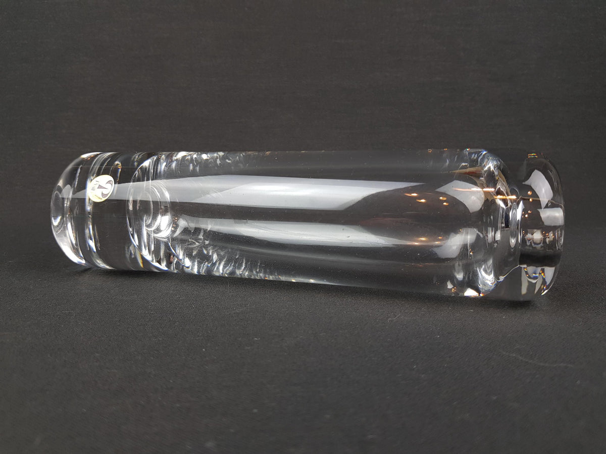 Vintage PEILL UND PUTZLER Crystal Clear Glass Vase 1970s, West Germany
