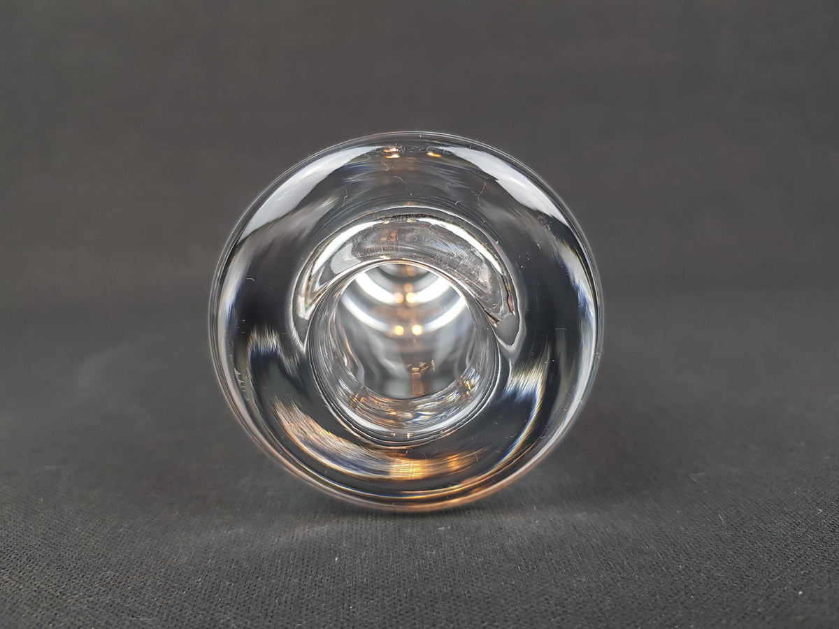 Vintage PEILL UND PUTZLER Crystal Clear Glass Vase 1970s, West Germany