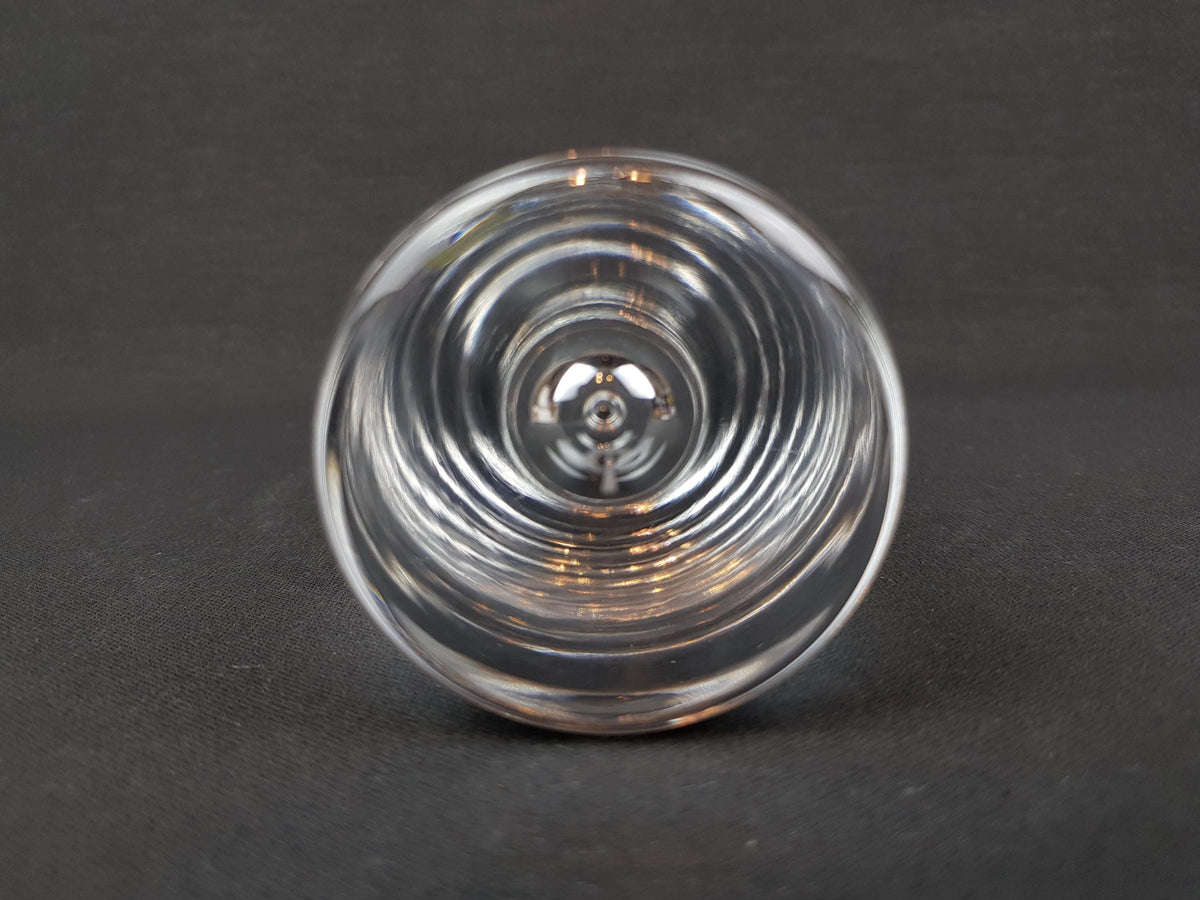 Vintage PEILL UND PUTZLER Crystal Clear Glass Vase 1970s, West Germany