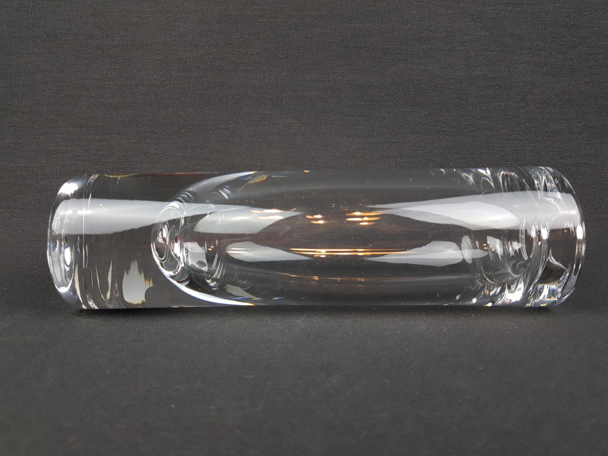 Vintage PEILL UND PUTZLER Crystal Clear Glass Vase 1970s, West Germany