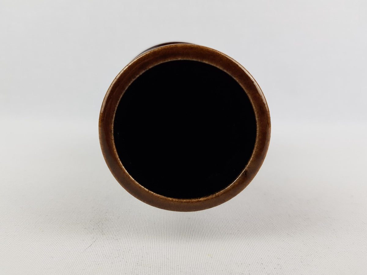 Vintage STEULER KERAMIK Brown Vase 142-30 West German Pottery 1960s
