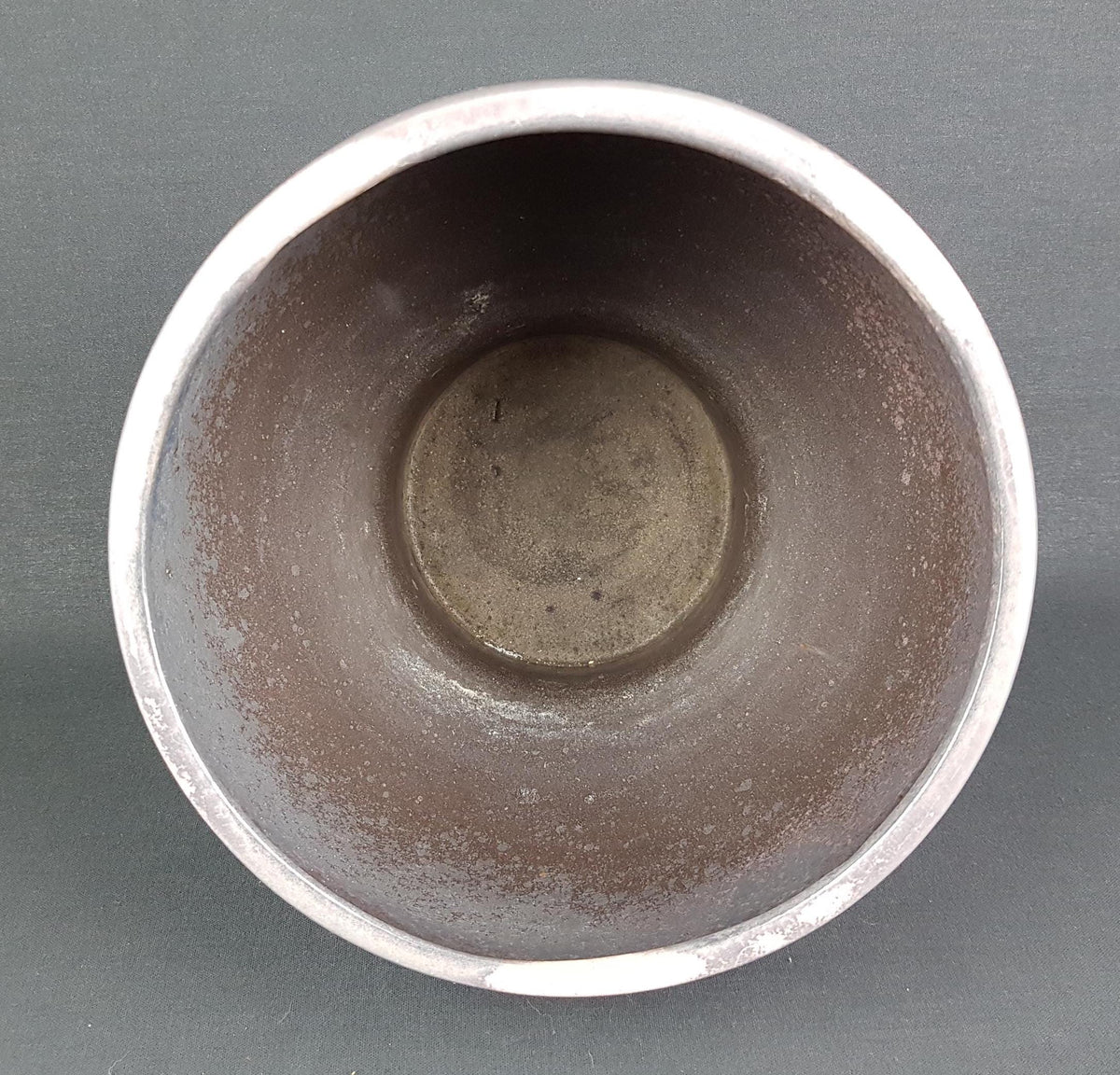 Large Vintage OTTO KERAMIK Pale Rose and Grey Flower Pot Planter West German Pottery 1980s