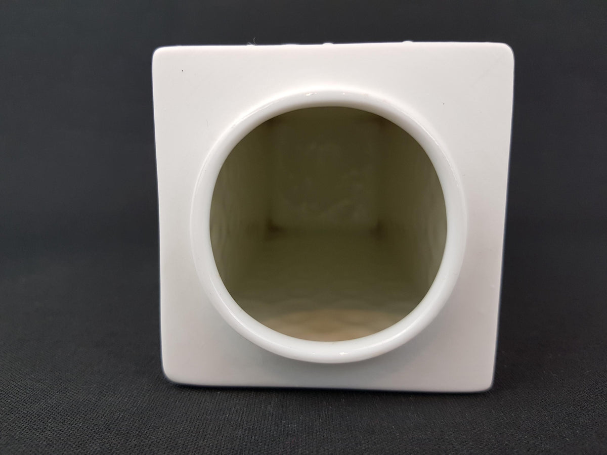 Vintage SELTMANN WEIDEN PORZELLAN White Porcelain Vase 905 West German Pottery