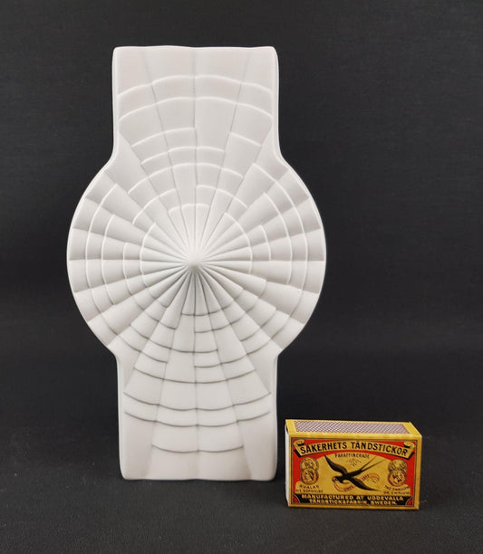 Vintage WINTERLING Porcelain Op Art Vase Schwarzenbach Bavaria Germany 1970s