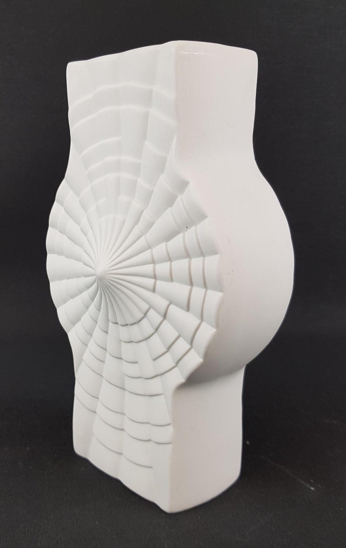 Vintage WINTERLING Porcelain Op Art Vase Schwarzenbach Bavaria Germany 1970s