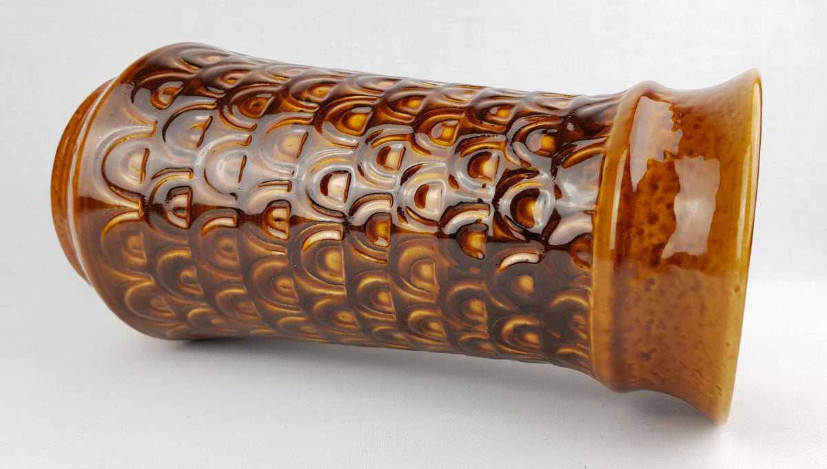 Large Vintage JASBA KERAMIK Vase | "Bali" Relief Series 1972 | N703-11-30 | West German Pottery 1972