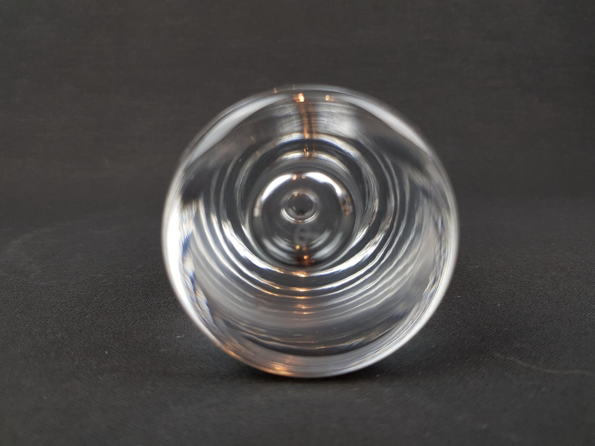 Vintage PEILL UND PUTZLER Crystal Clear Glass Vase 1970s, West Germany