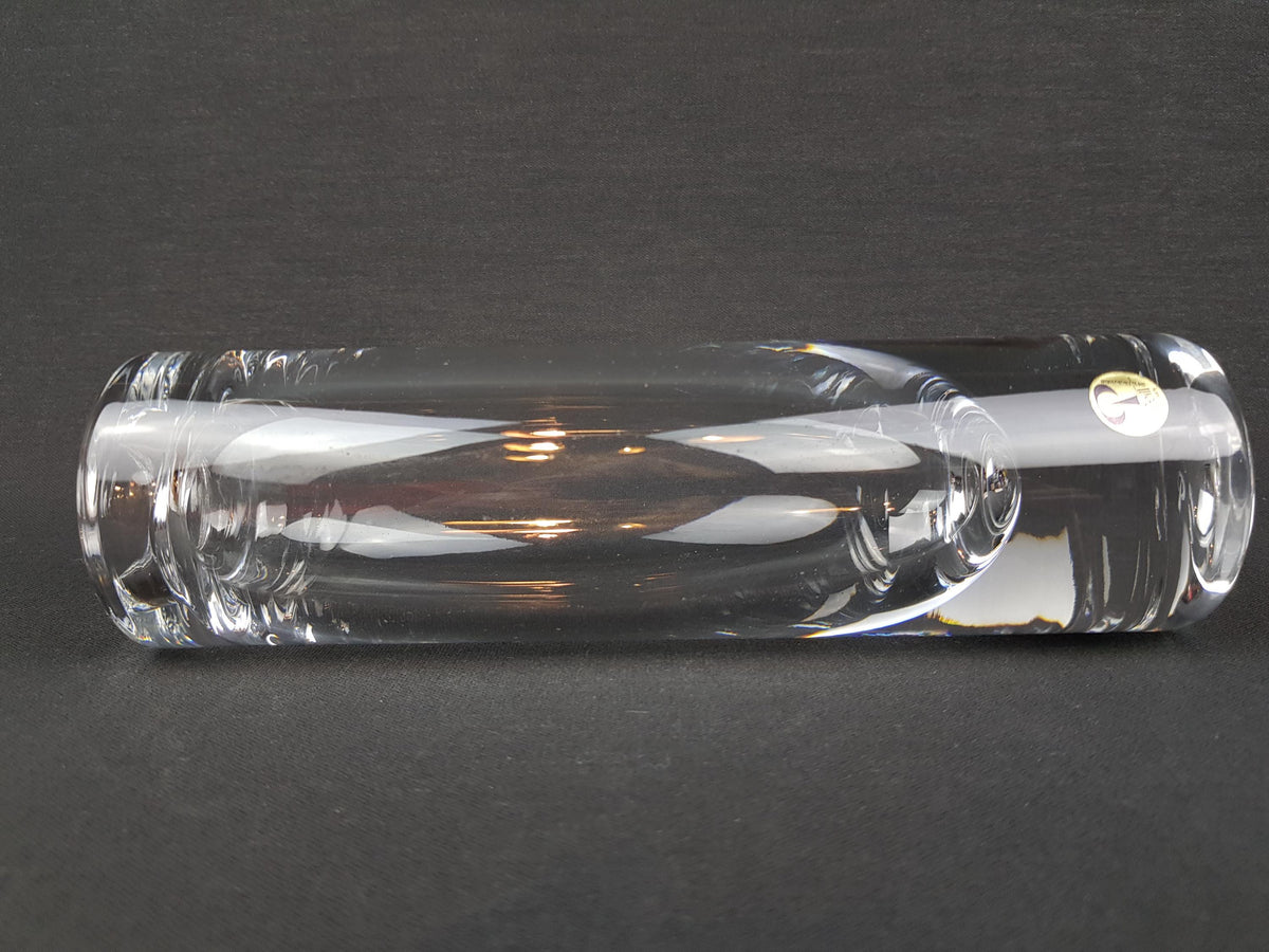 Vintage PEILL UND PUTZLER Crystal Clear Glass Vase 1970s, West Germany