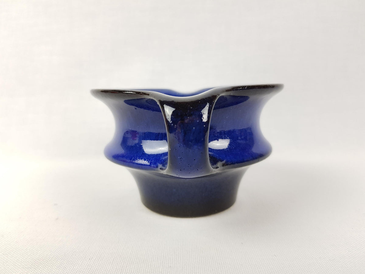 Vintage STEULER KERAMIK Small Blue Planter or Bowl by Cari Zalloni 231-10 West German Pottery 1970s