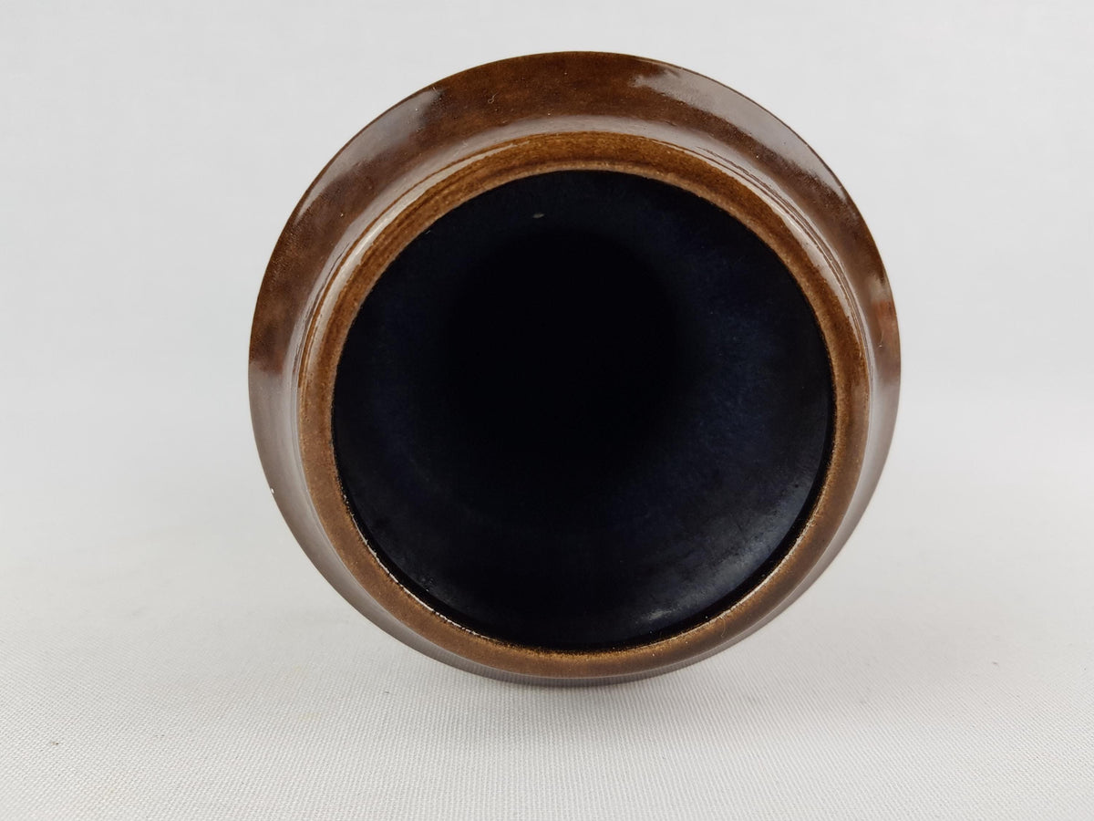 Vintage STEULER KERAMIK Brown Vase 318-30 West German Pottery 1960s