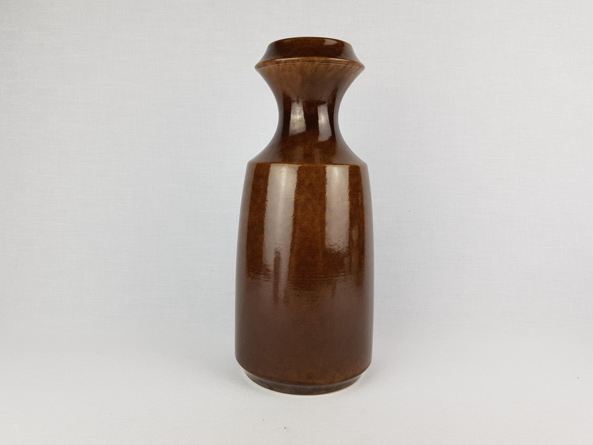 Vintage STEULER KERAMIK Brown Vase 318-30 West German Pottery 1960s