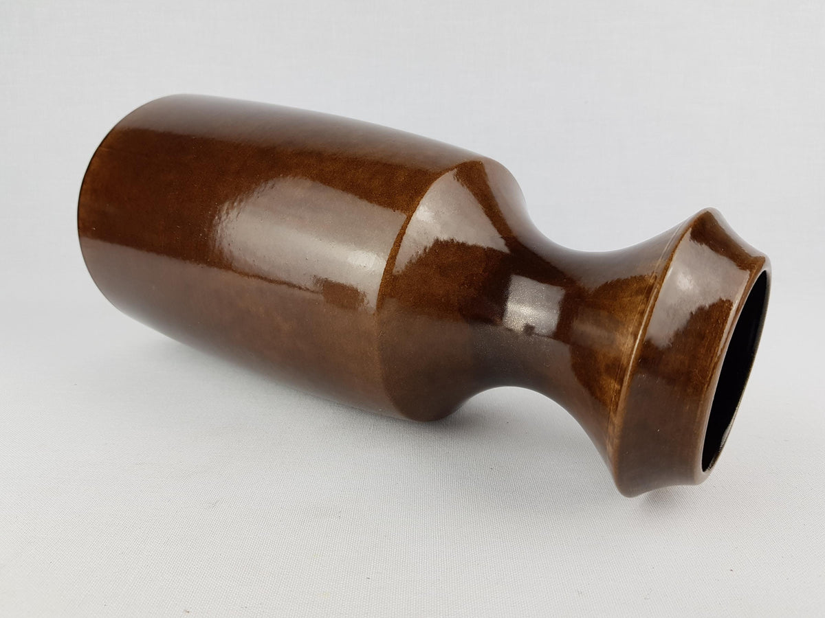 Vintage STEULER KERAMIK Brown Vase 318-30 West German Pottery 1960s