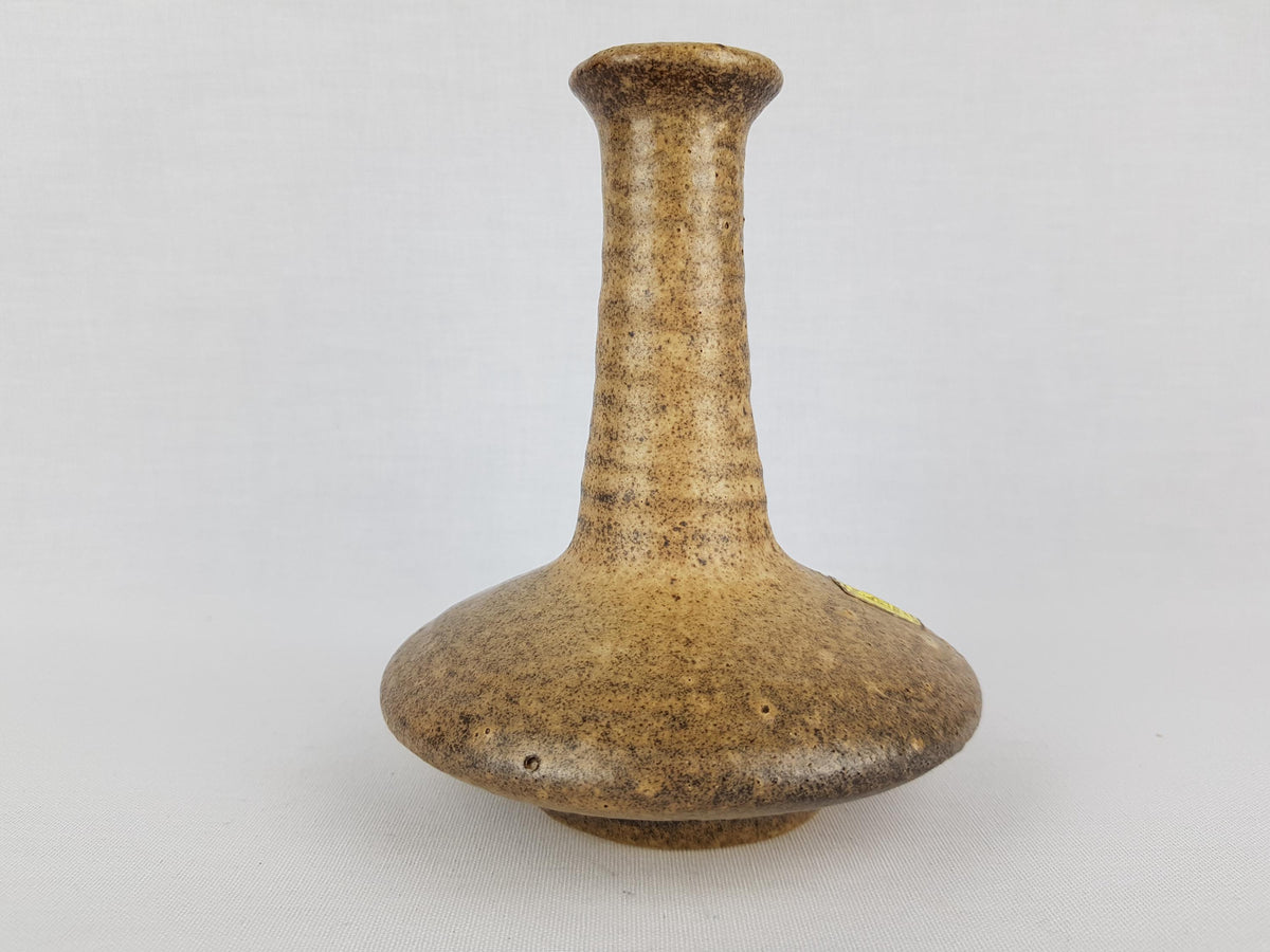 Vintage VEST KERAMIEK Handled Brown Vase Dutch Pottery B2 1970s