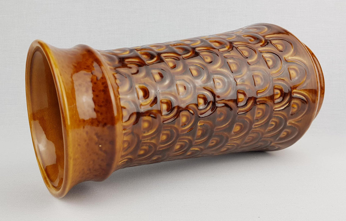 Large Vintage JASBA KERAMIK Vase | "Bali" Relief Series 1972 | N703-11-30 | West German Pottery 1972