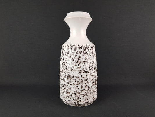 Vintage STEULER KERAMIK White Fat Lava Vase 318-30 West German Pottery 1960s