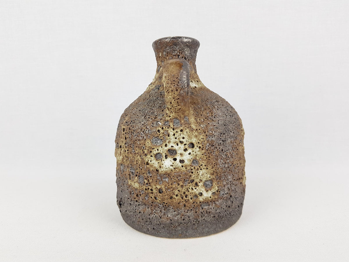 Vintage JOPEKO KERAMIK Handled Fat Lava Vase with Paris Decor 615 15 West German Pottery 1970s