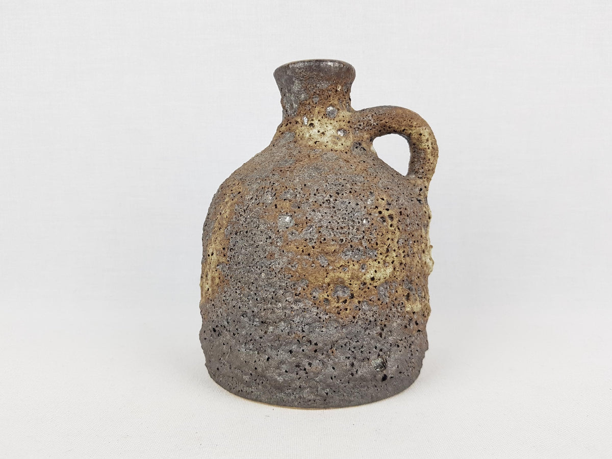 Vintage JOPEKO KERAMIK Handled Fat Lava Vase with Paris Decor 615 15 West German Pottery 1970s