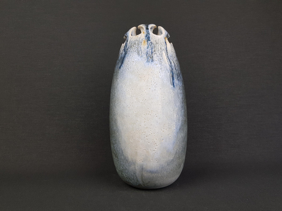 Vintage Studio Art Pottery Vase by ELKE BURGER, Kreuzau - West Germany 1973