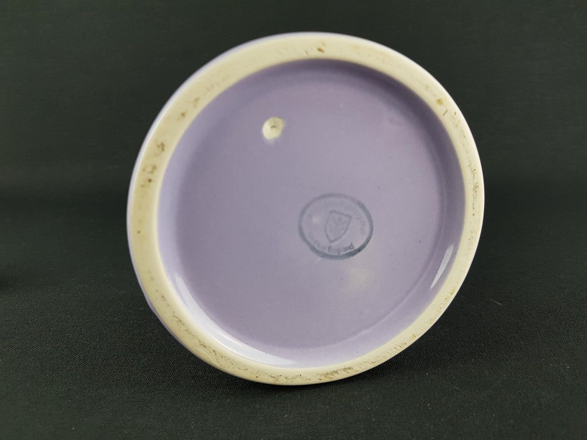 Vintage KINGSTON POTTERY HULL Purple "Tardis" Vase English Pottery 1960s