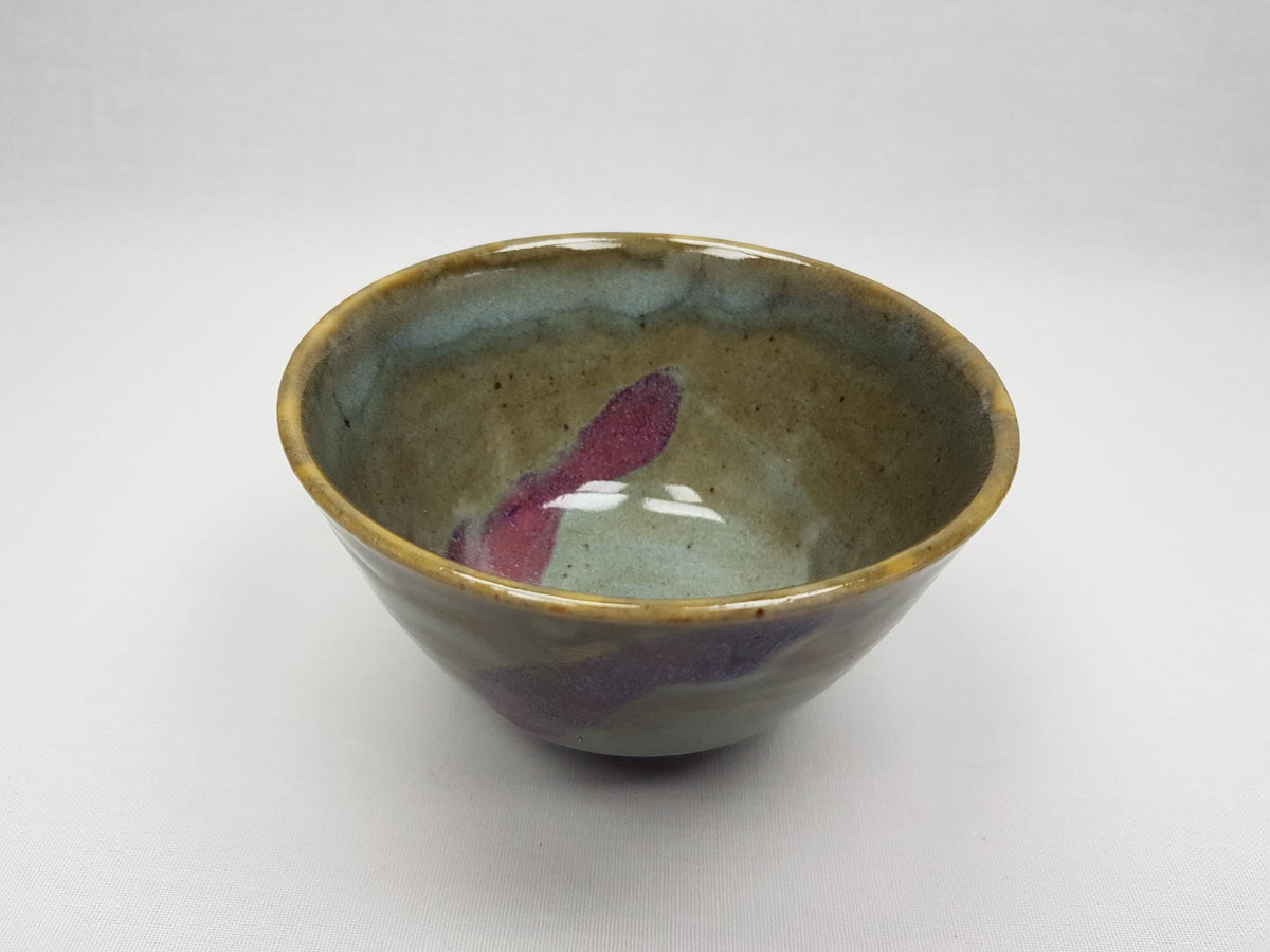 Vintage HORST KERSTAN Green Bowl German Studio Pottery 1970s