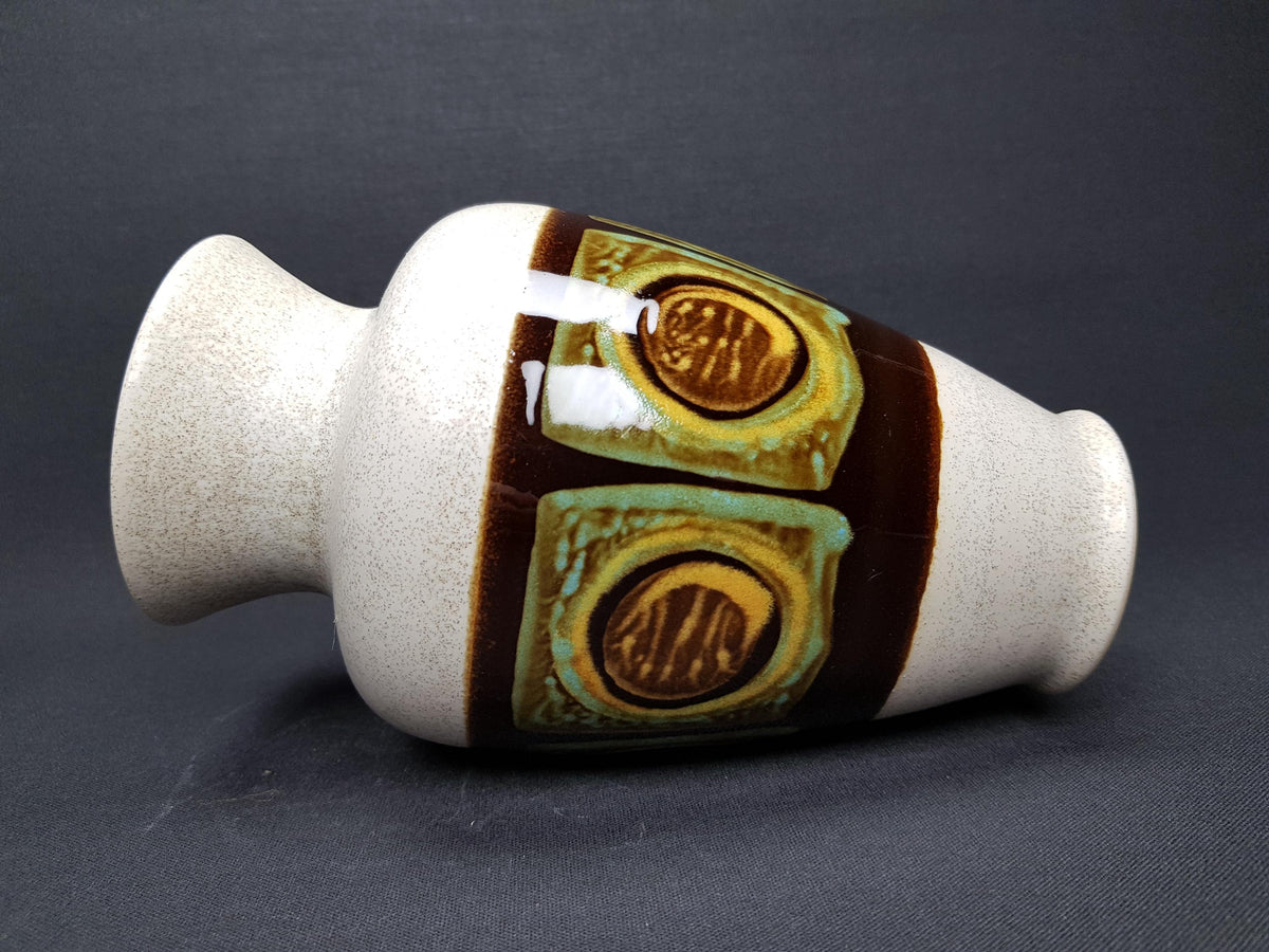 Vintage DÜMLER & BREIDEN Beige Vase 150-20 West German Pottery 1960s